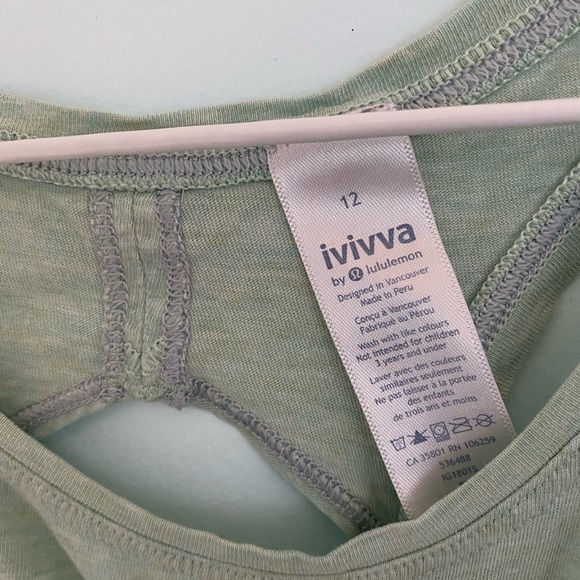 Teal Ivivva Cutout Tank - Picture 2 of 4